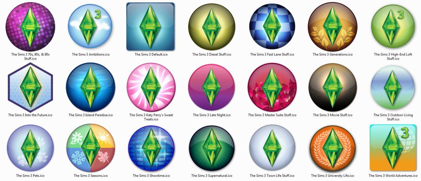 The Sims 3 full collection - Đầy đủ các expansion và pack the sims 3