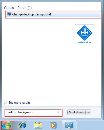 Cách thay đổi hình nền máy tính cho windows 7