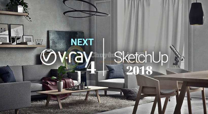 Hướng dẫn cài đặt Vray 4 cho SketchUp 2018.